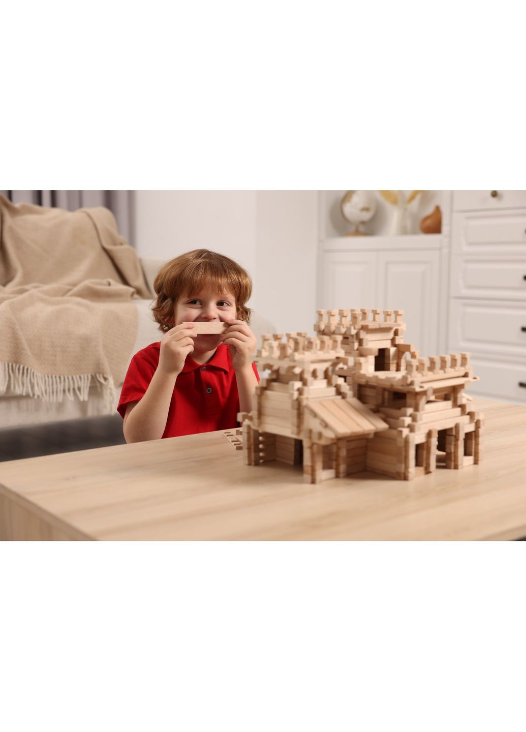 Дерев'яний конструктор Замок, 294 деталей () Igroteco 900361 (328395834)