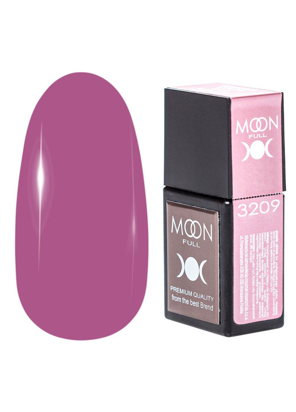 Цветная база для ногтей Full Amazing Color Base № 3209, 21 мл Moon (294960451)