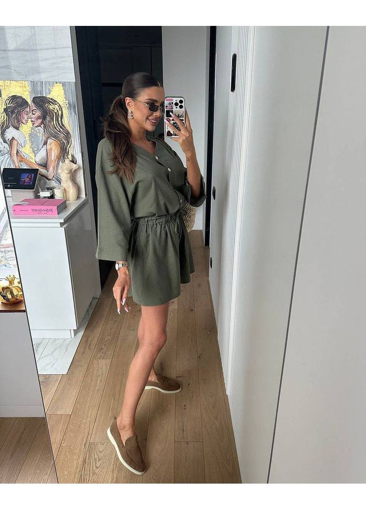 Женский костюм льняной Style Point (349454812)