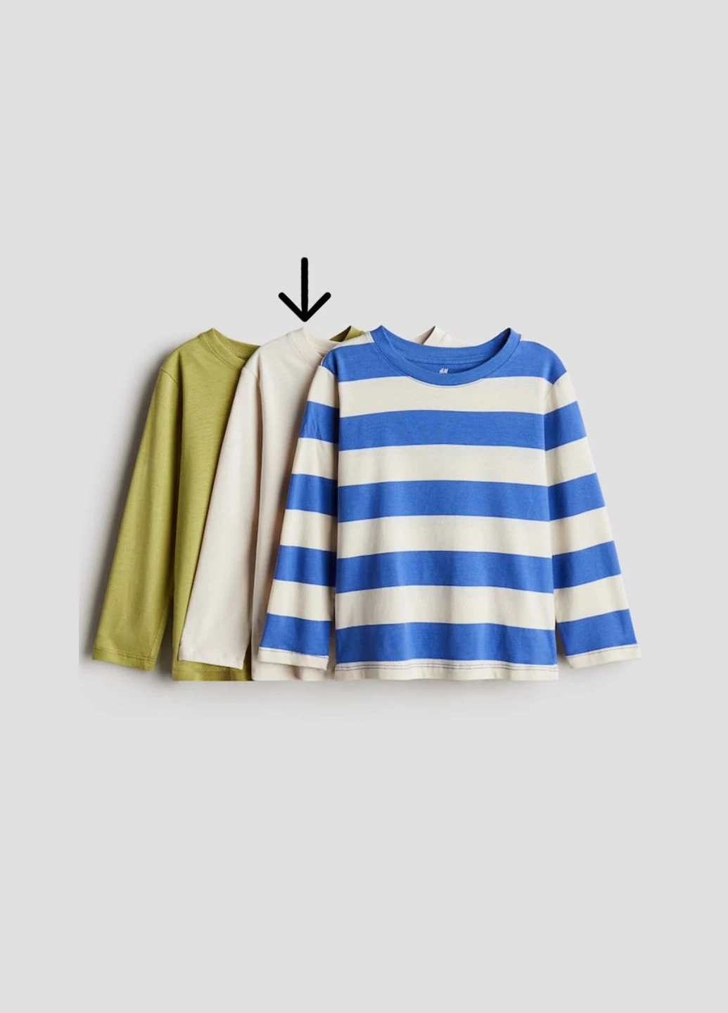 Реглан молочный (1шт.) H&M (346491687)