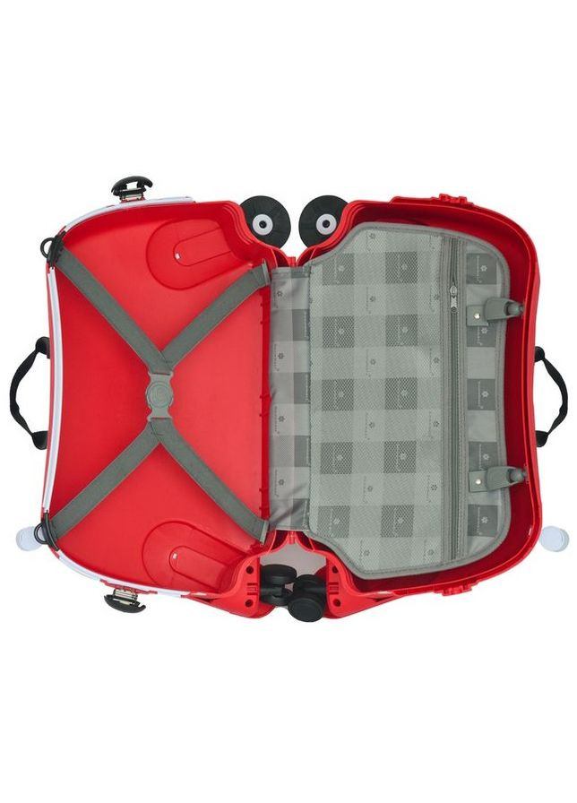 Детский чемодан маленький S 73102 "Щенок" полипропилен Красный Snowball (299843673)