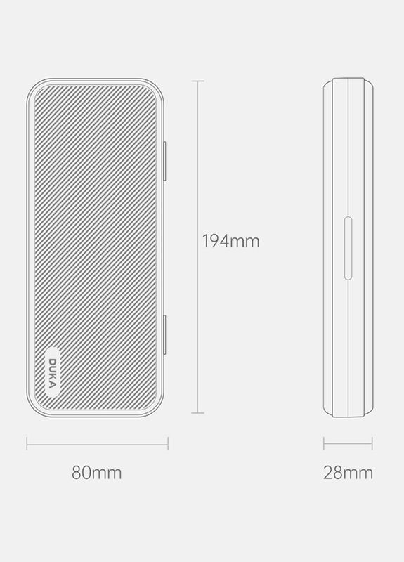 Электрическая отвертка с насадками Xiaomi ATuMan E1 Duka (290867310)