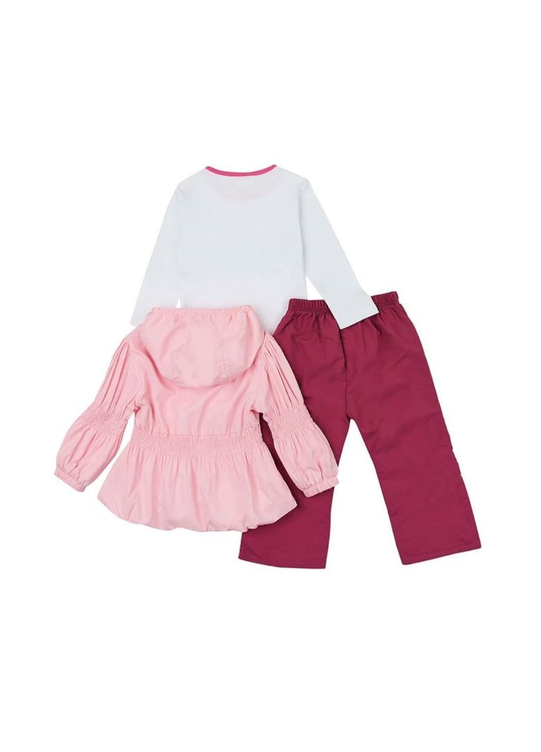 Рожева демісезонна костюм 3ка дів. 1039 Amigo