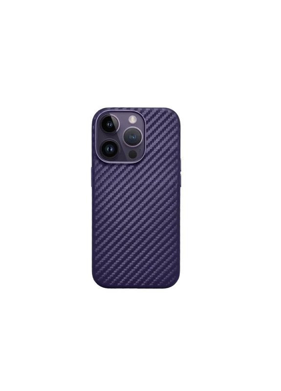 Чохол Mag Noble Collection Carbon фіолетовий для iPhone 14 K-Doo (352506250)