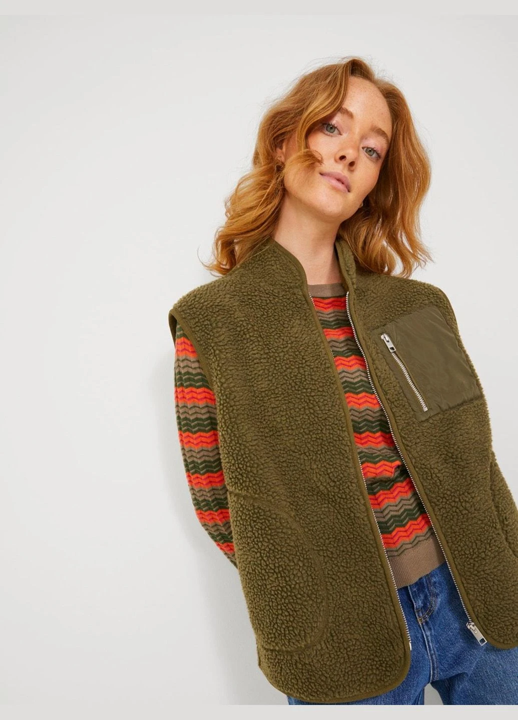 Жилет,хаки,JJXX Jack & Jones (268998914)
