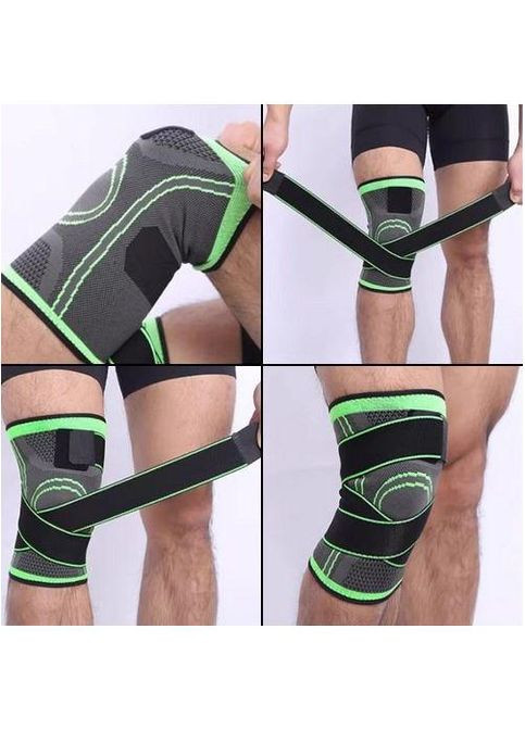 Бандаж на коленный сустав . XL/42-44см. Эластичный. Лямки-Фиксаторы. Черно-Оранжевый. Bd AB023 (307288140)