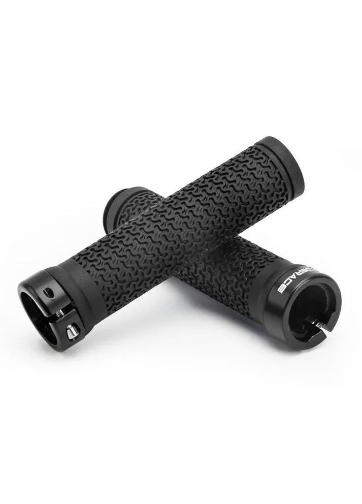 Грипси для велосипеда RideRace Spektr, на замках, чорні Rider (324627084)