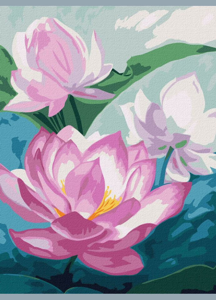 Картина за номерами "Світло на ставку" Ідейка KHO3214 Идейка (304391079)