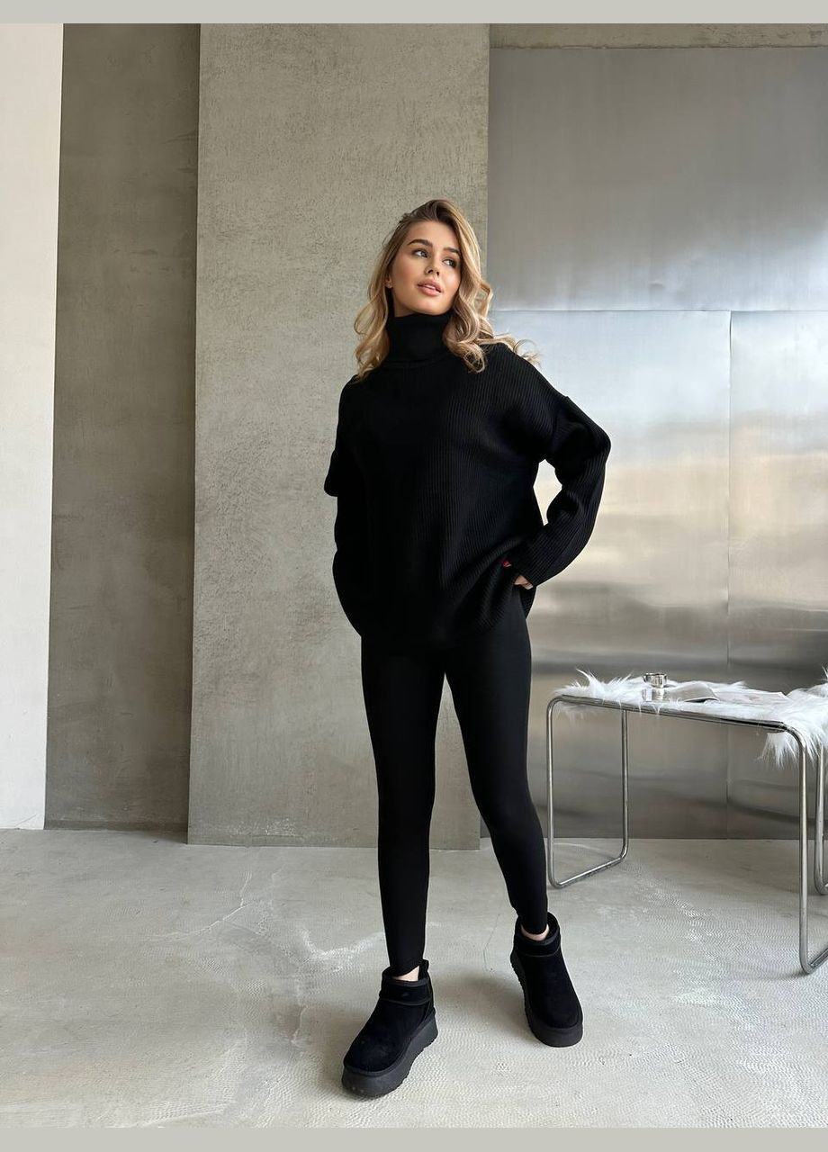 Жіночий костюм светр та лосини в рубчик FINO Mode (317369735)