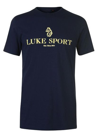 Синяя футболка Luke sport Scholes graphic t-shirt