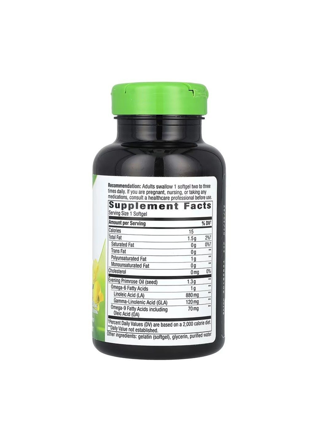 , Примула вечерняя, масло холодного отжима, 1300 мг, 60 мягких таблеток Nature's Way (366667535)