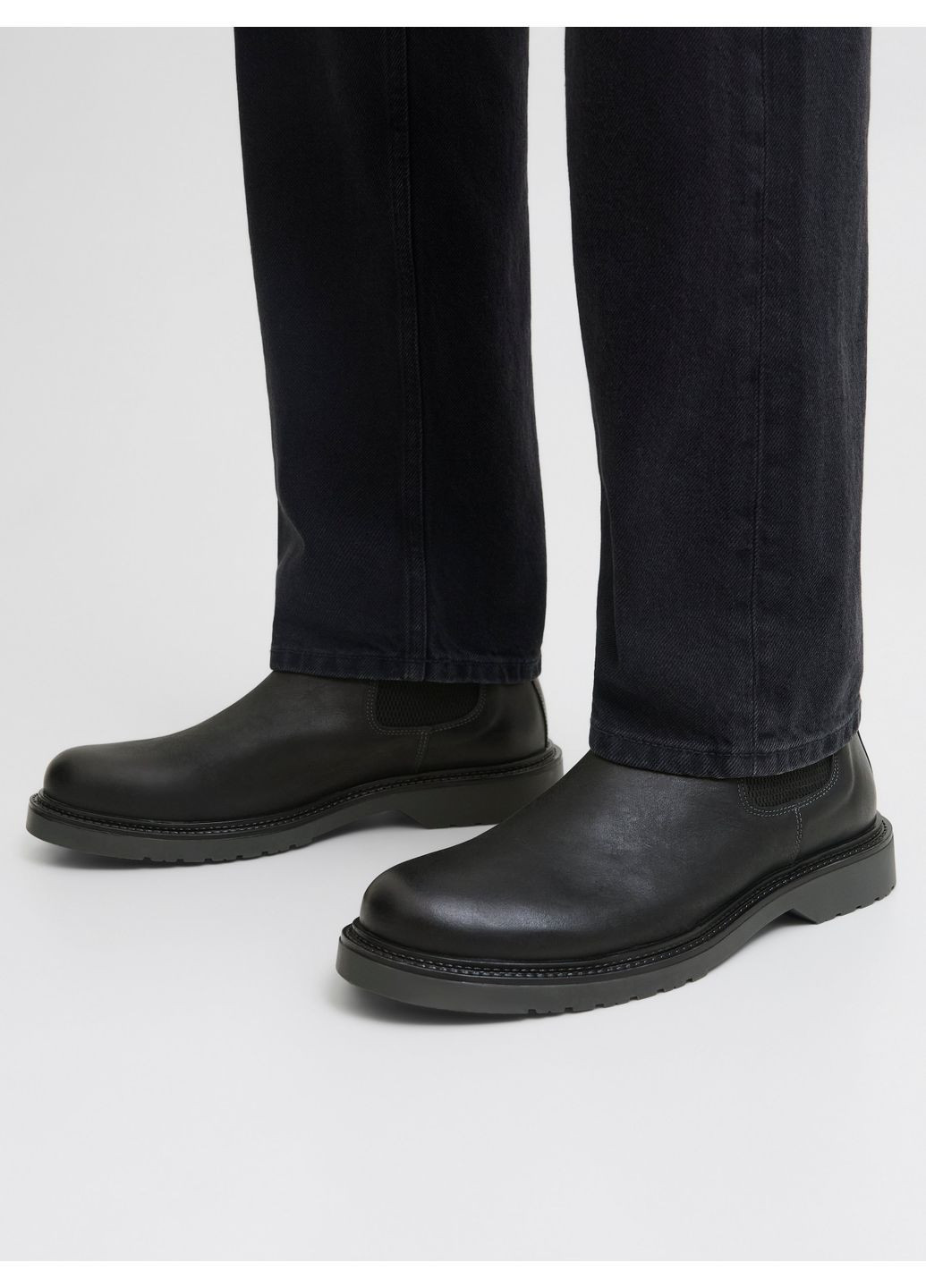 Напівчоботи,чорний,JACK&JONES Jack & Jones (372127686)