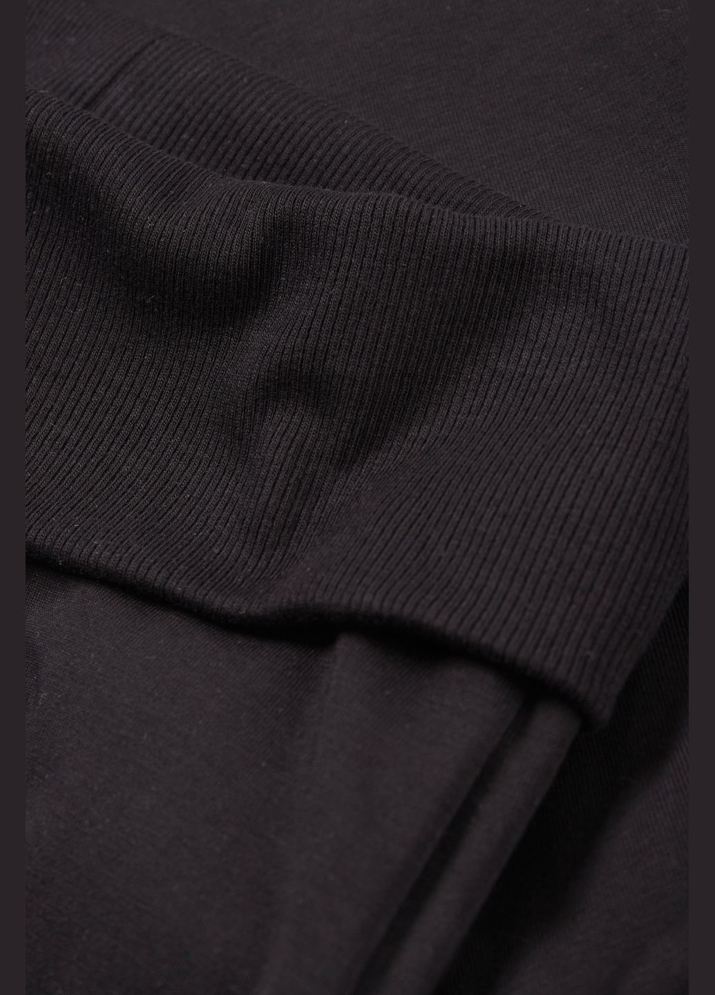 Черные летние леггинсы капри в рубчик C&A