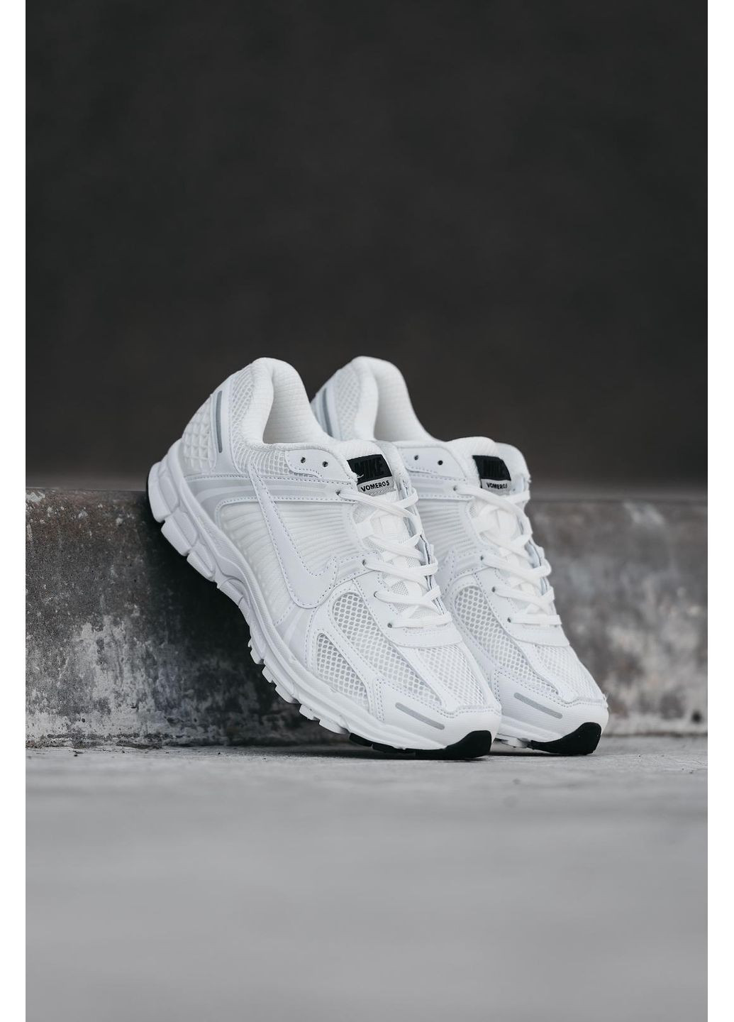 КРОССОВКИ ЖЕНСКИЕ NIKE ZOOM VOMERO 5 WHITE НАЙК АИР ЗУМ ВОМЕРО 5 No Brand белые демисезоны (367170708)