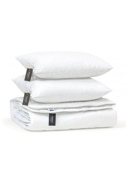 Ковдра Набір вовняний №1678 Eco Light White Ковдра 172х205 + подушк (2200002656733) Mirson Набор шерстяной 1678 Eco Light White Одеяло 172х20 (379099743)