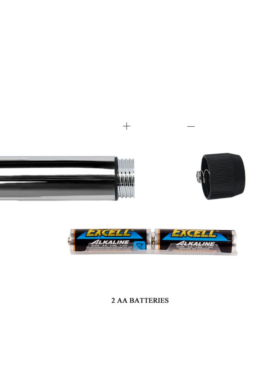 Классический вибратор серебристый "Slippery" LyBaile (298794130)