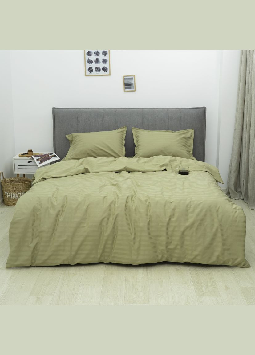 Комплект постельного белья Полуторный Сатин Stripe 87 Tiare (365289313)