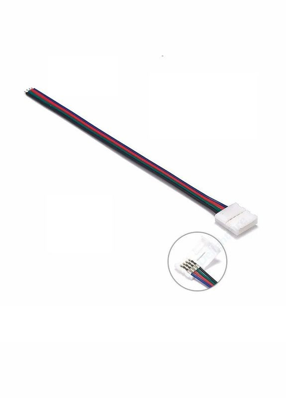 Конектор для світлодіодної стрічки LED 10мм 4pin "стрічка-кабель" No Brand (334302324)