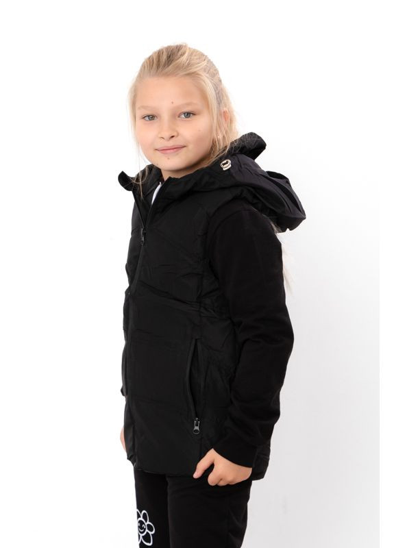 Демисезонная детская жилетка (унисекс) с капюшоном (p-18186) Носи своє (363849399)