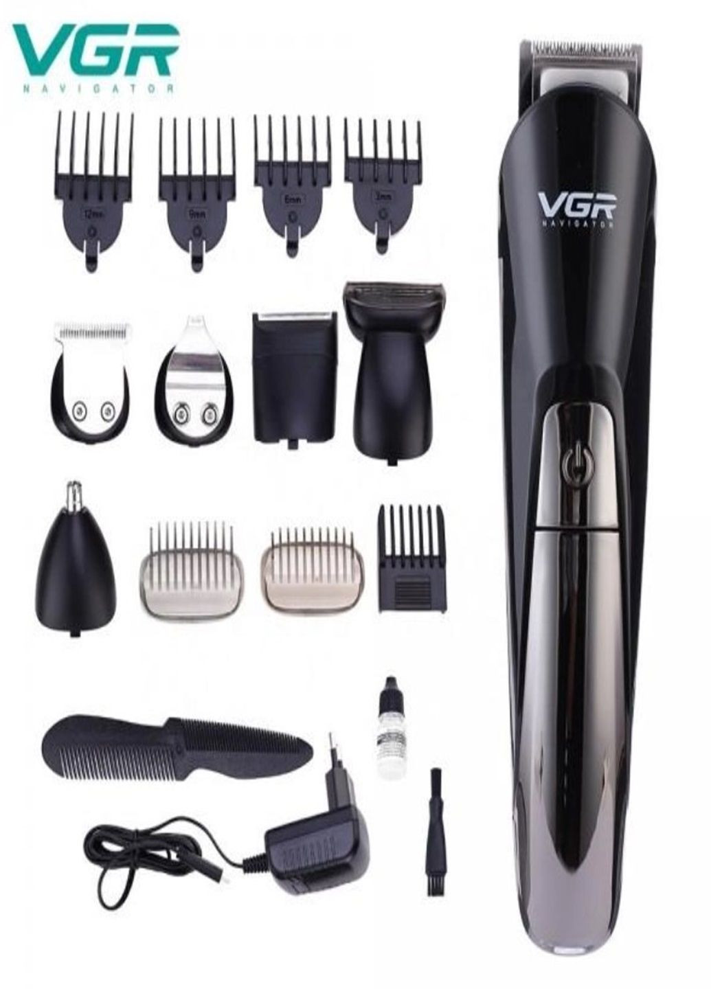 Машинка для стрижки волосся та для гоління та носа V-012 VGR (289370114)