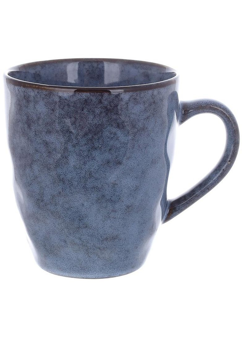 Кружки (чашки) керамические Daisy Casual 400мл, 6 кружек в наборе, темно-синий BonaDi (330137627)