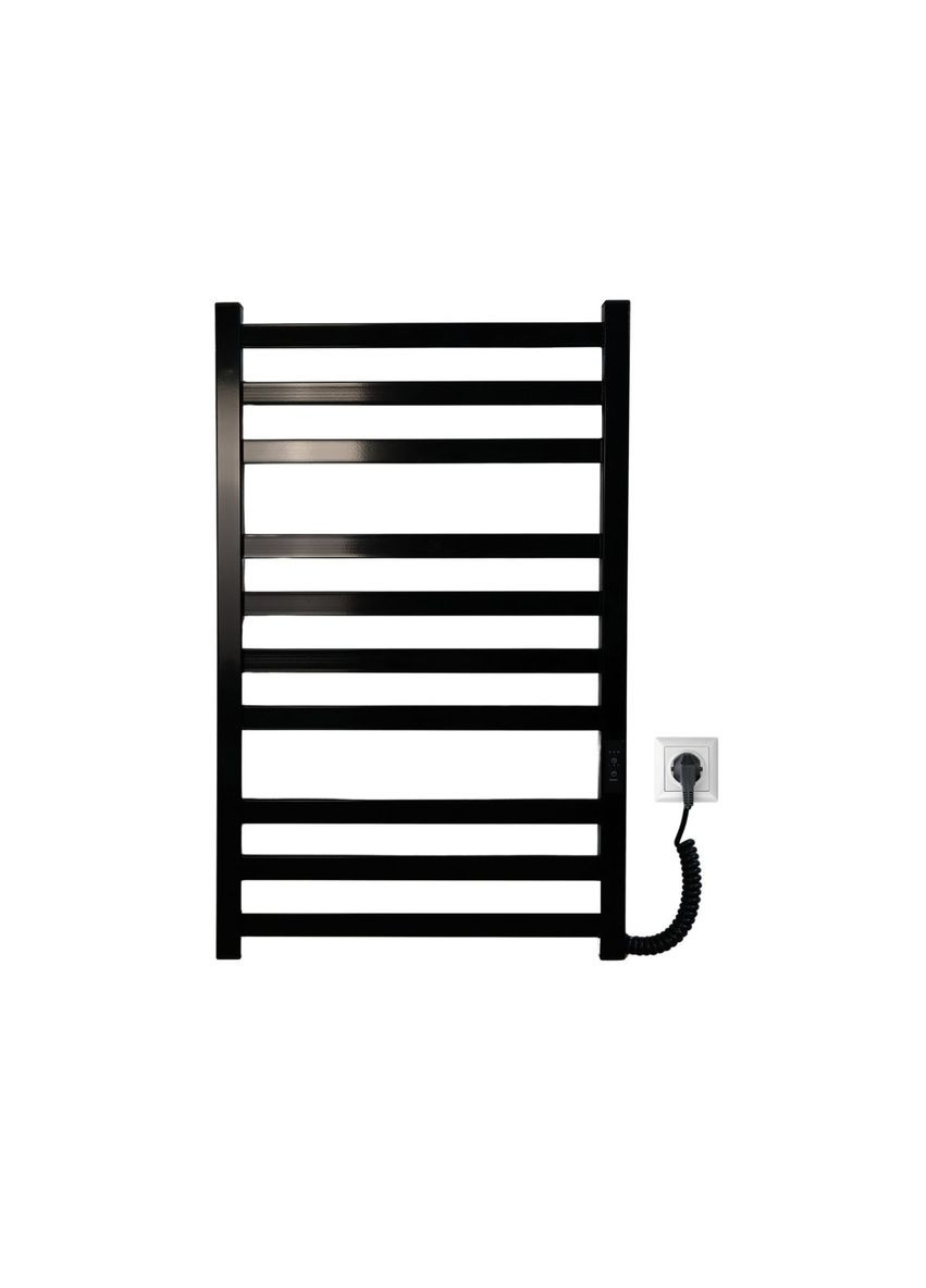 Рушникосушарка електрична з контроллером Чорний глянець 790*490 Carino RICARDO (367604529)