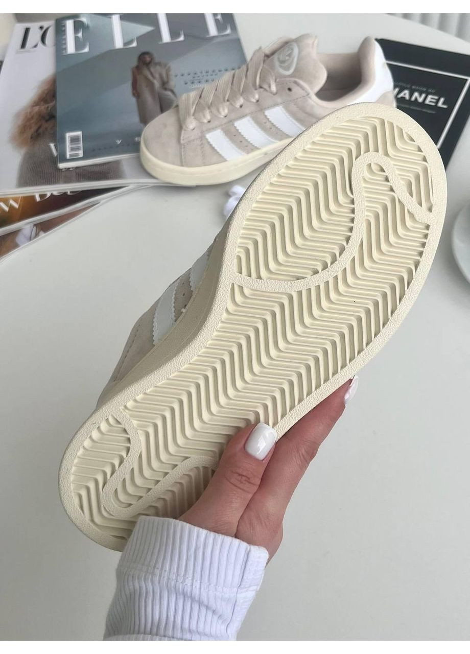 Бежевые демисезонные кроссовки мужские adidas campus 00s beige v2 адидас кампус No Brand