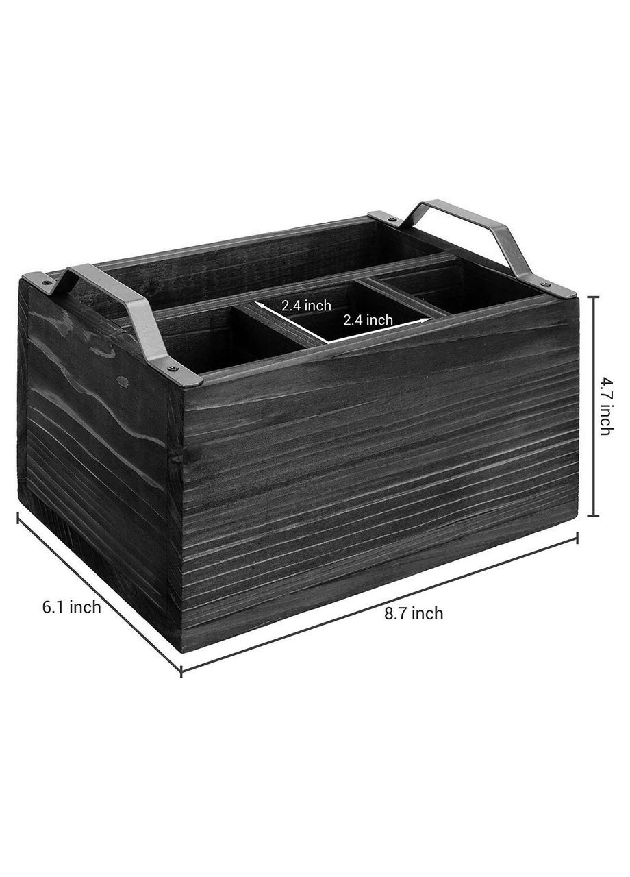 Підставка для столових приладів з дерева Полло латте (ПСП-003116) No Brand (327422814)