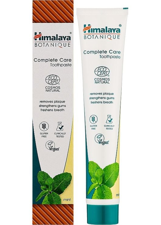 Органическая зубная паста с мятой Complete Care Toothpaste Simply Mint 75ml. Himalaya Herbals (368625842)