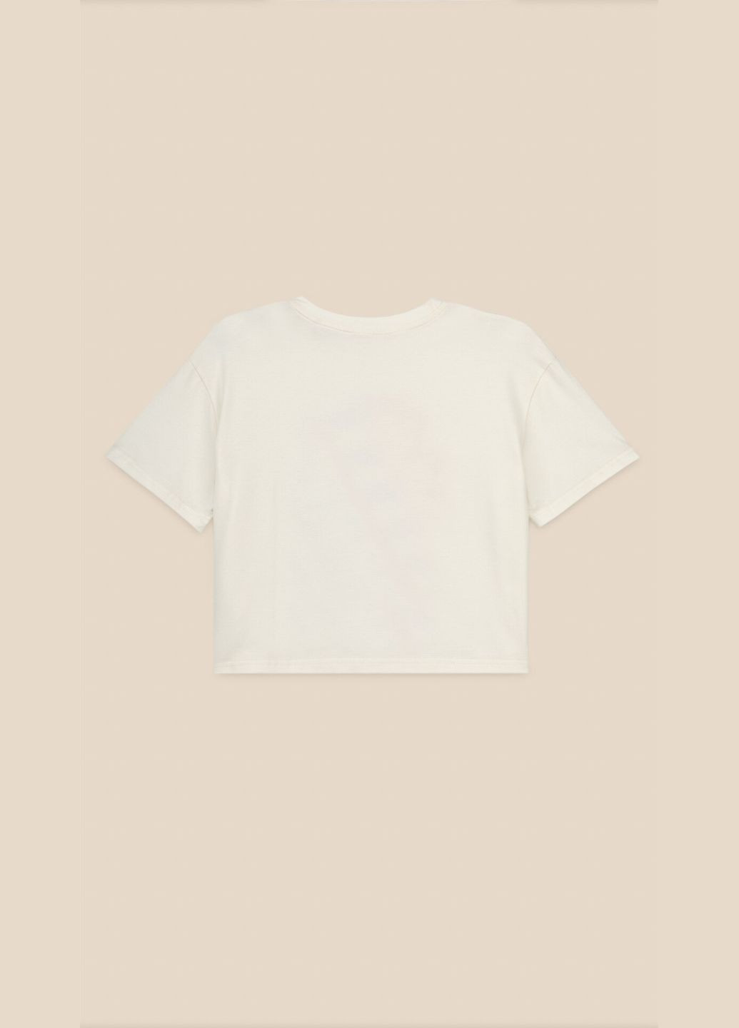 Футболка с принтом Enjoy Summer женская P-WB02401 Молочный shop (2000999215377) LAWA - (354935763)