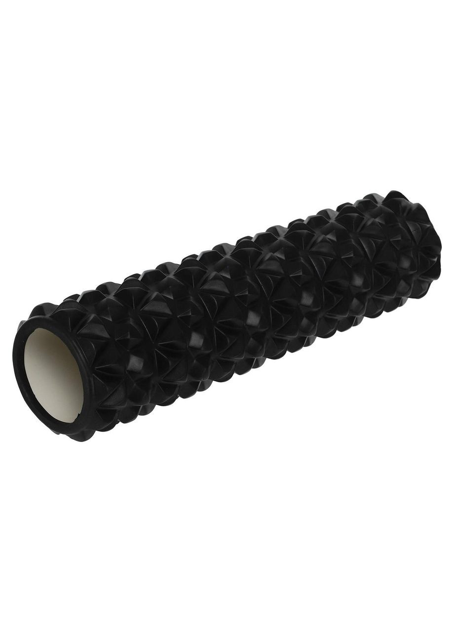 Ролер масажний циліндр (ролик мфр) 45см Triangle FI-9394 чорний SP-Sport (342109442)