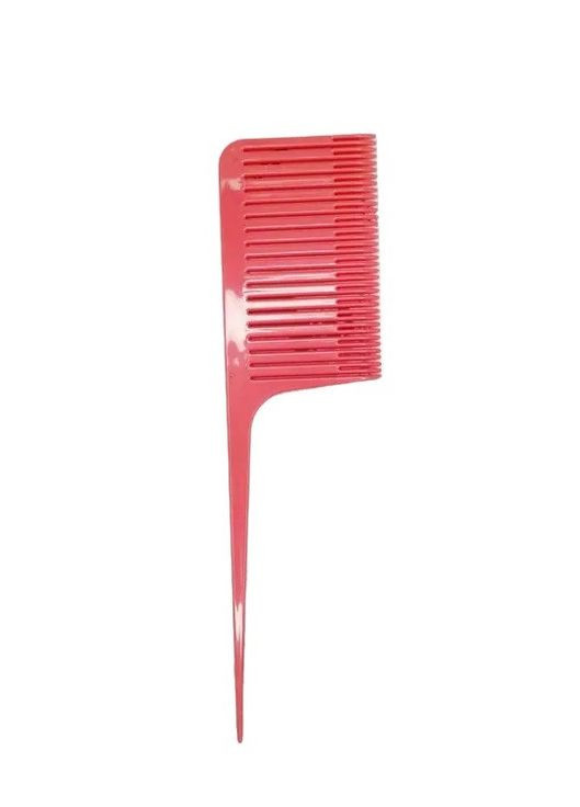 Гребінець-планка для вуального мелірування, упаковка 12шт., колір: червоний Salon Professional (364976112)