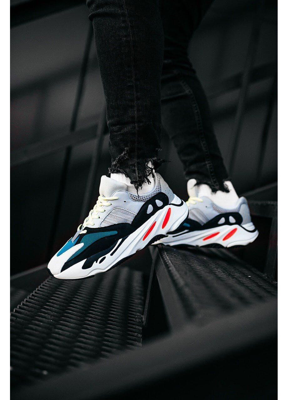 КРОСІВКИ ЖІНОЧІ ADIDAS YEEZY BOOST 700 V1 WAVE RUNNER SOLID АДІДАС ІЗІ БУСТ No Brand комбіновані демісезони (368862259)