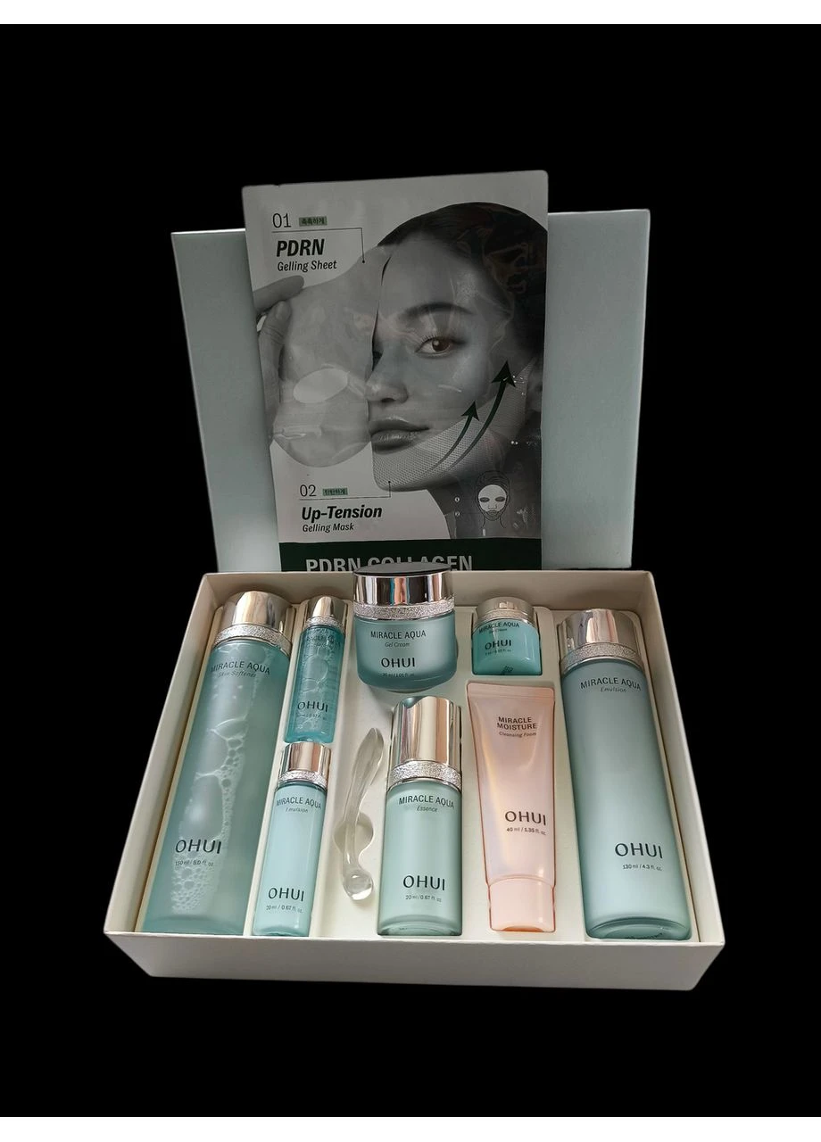Преміальна система зволоження та сяючого комфорту шкіри O’HUI Miracle Aqua 4 pcs Special Set O HUI (400886709)