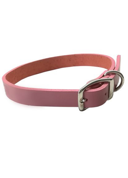 Кожаный ошейник для собак CircleT Fashion розовый см. 16x40 см(76484401176) Coastal (279562786)