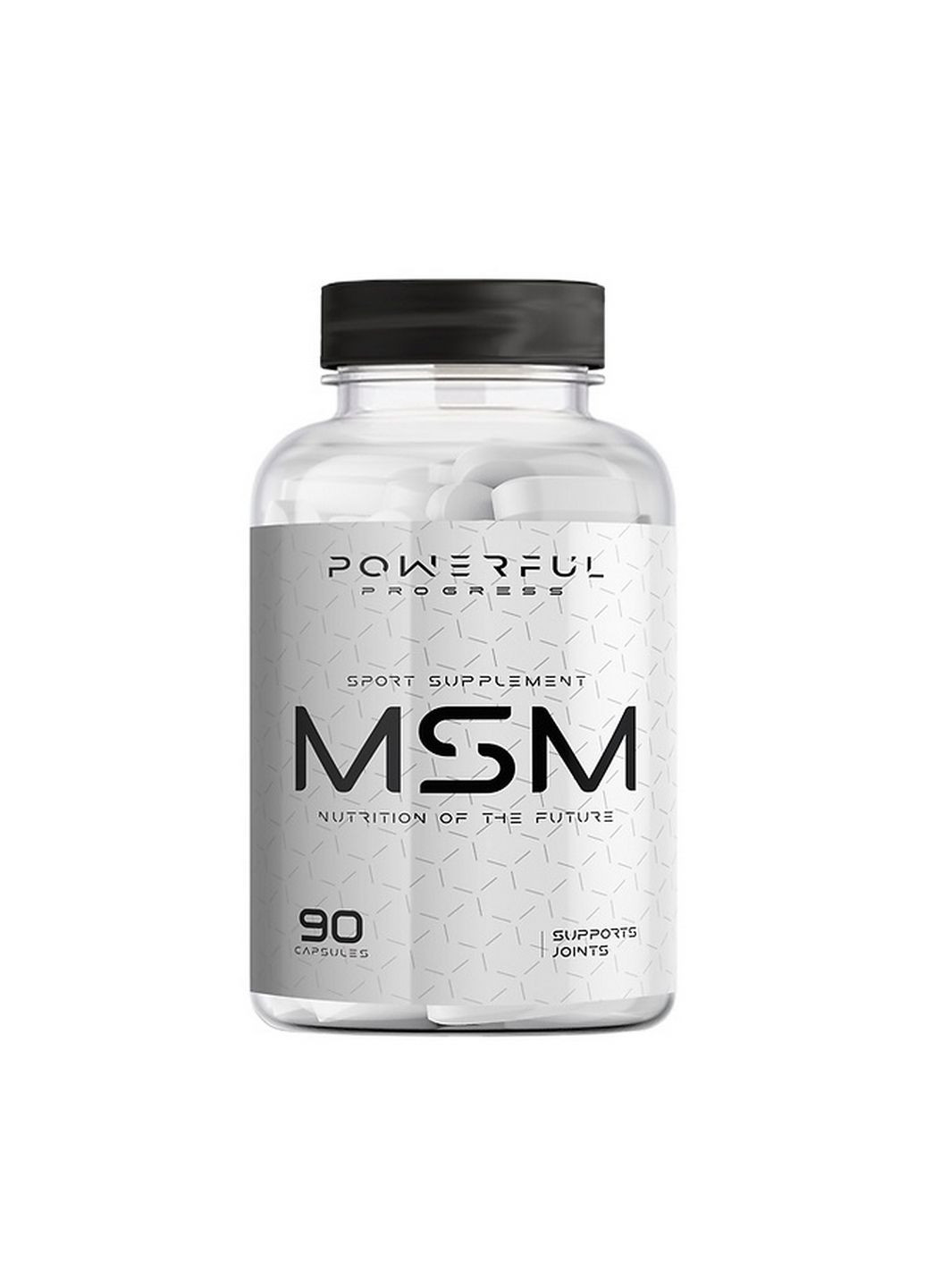 Препарат для суставов и связок MSM 1000 mg, 90 капсул Powerful Progress (296260095)