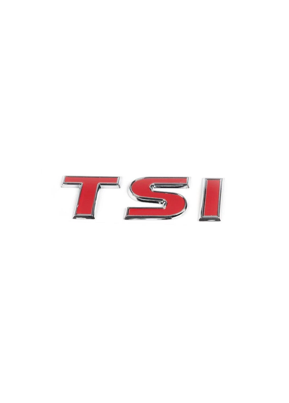Напис TSI (косою шрифт) Всі червоні для Volkswagen Golf 6 2008-2014 рр Davs Auto (389077286)