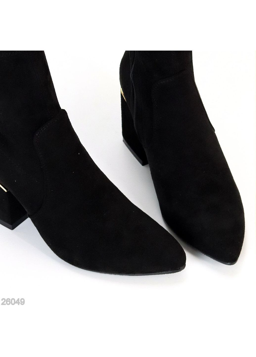 Чорні демісезонна чорні ботильйони Helen