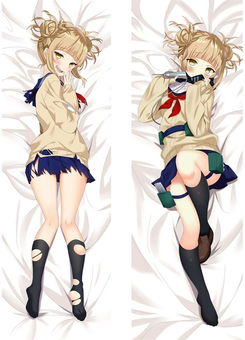 Дакимакура 150х50 см Моя геройская академия Тога Химико Подушка с наволочкой двухсторонняя Viva (356775366)