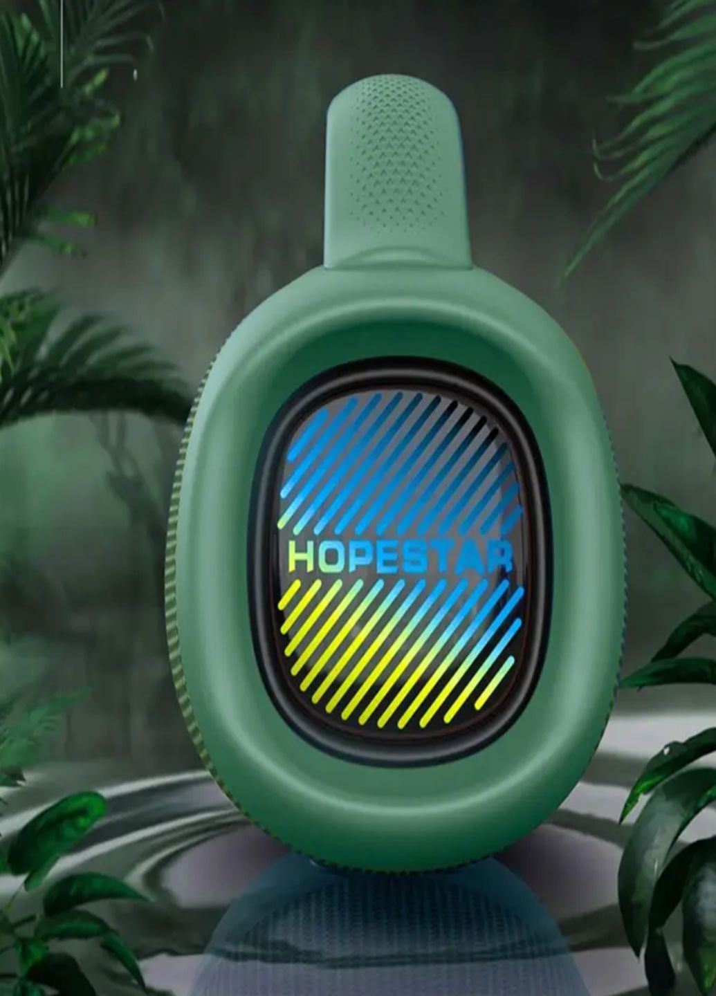 Портативна Bluetooth колонка H60 акумуляторна бездротова Зелений Hopestar (316510726)