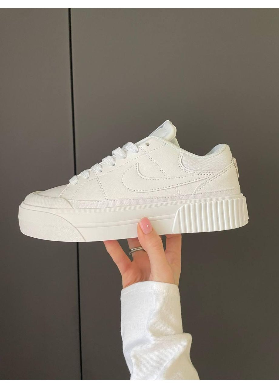 Білі Осінні кросівки чоловічі nike court legacy white найк коурт легасі No Brand