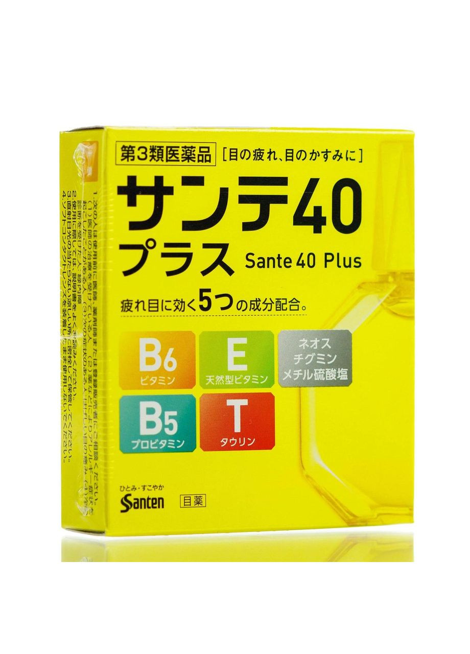 Вікові очні краплі з таурином, вітамінами E, B5, В6 SANTE 40 Plus Santan (372595902)