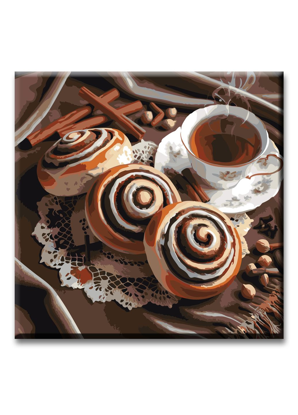 Картина за номерами 30*30 см Ароматні булочки ArtStory (303700298)