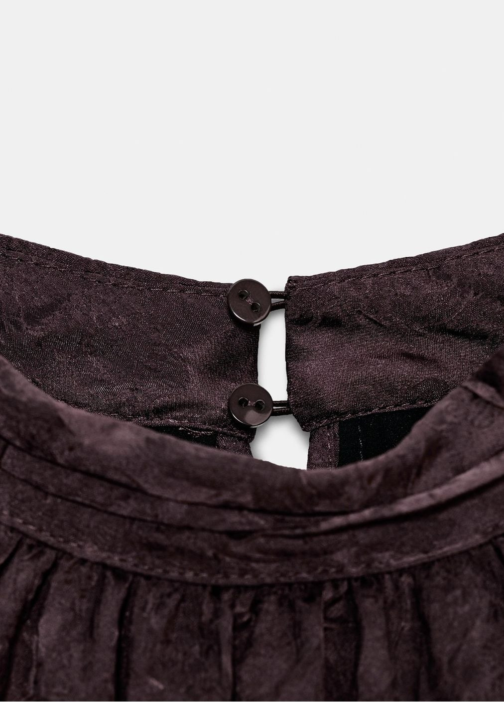 Коричневое платье Zara с цветочным принтом