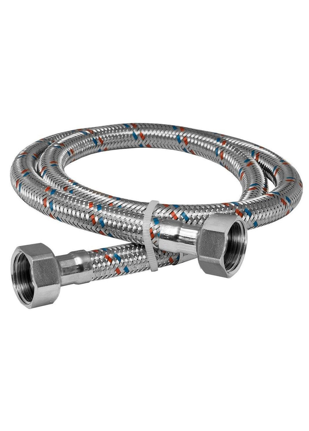 Шланг для води 1/2" ГГ 80см силіконова оболонка No Brand (362491885)