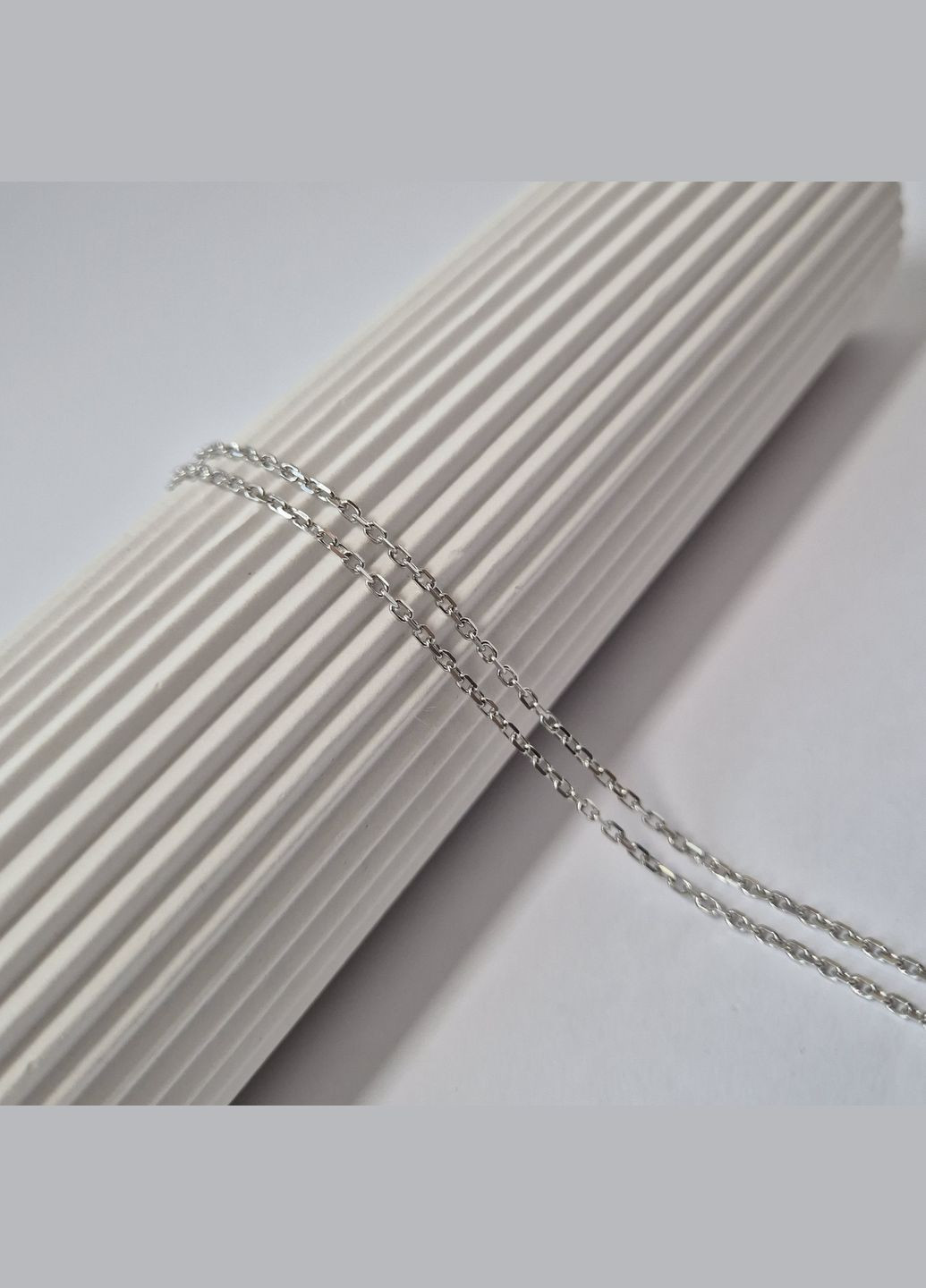 Серебряная Цепочка цепь тонкий Якорь см серебро 925 пробы Родированное 2.50г 855р3/40 No Brand (306854521)