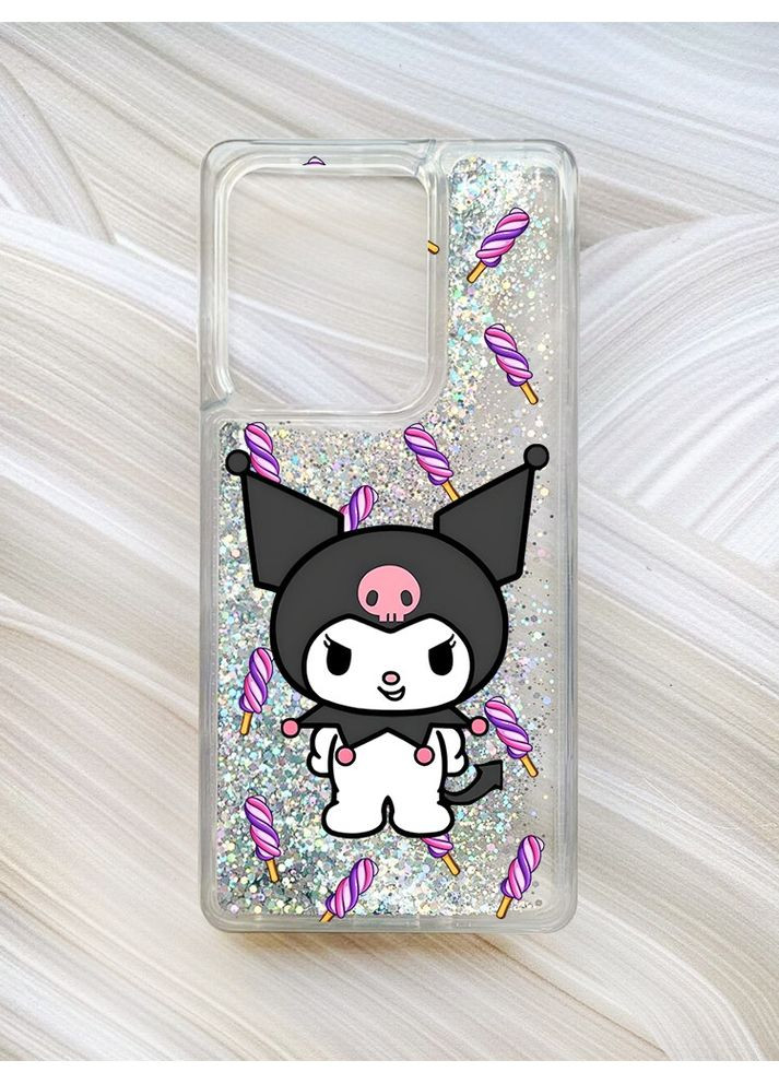 Чохол з плаваючими блискітками на Xiaomi Redmi 13C / Poco C65 Сріблястий Куромі (принт 390) Creative (360675105)