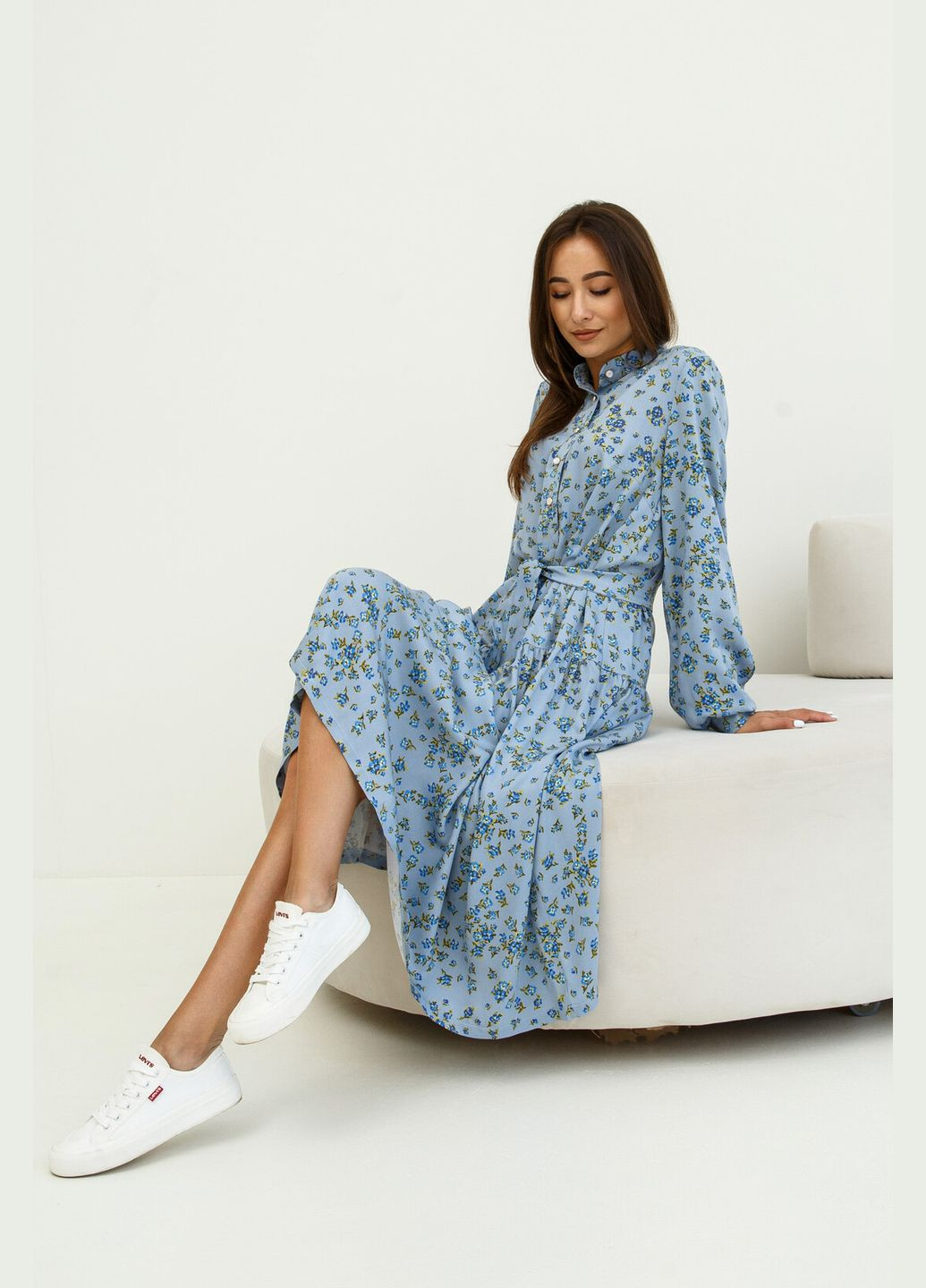 Блакитна кежуал, святковий, ділова сукня ри мари бріанна су 1323 RiMari