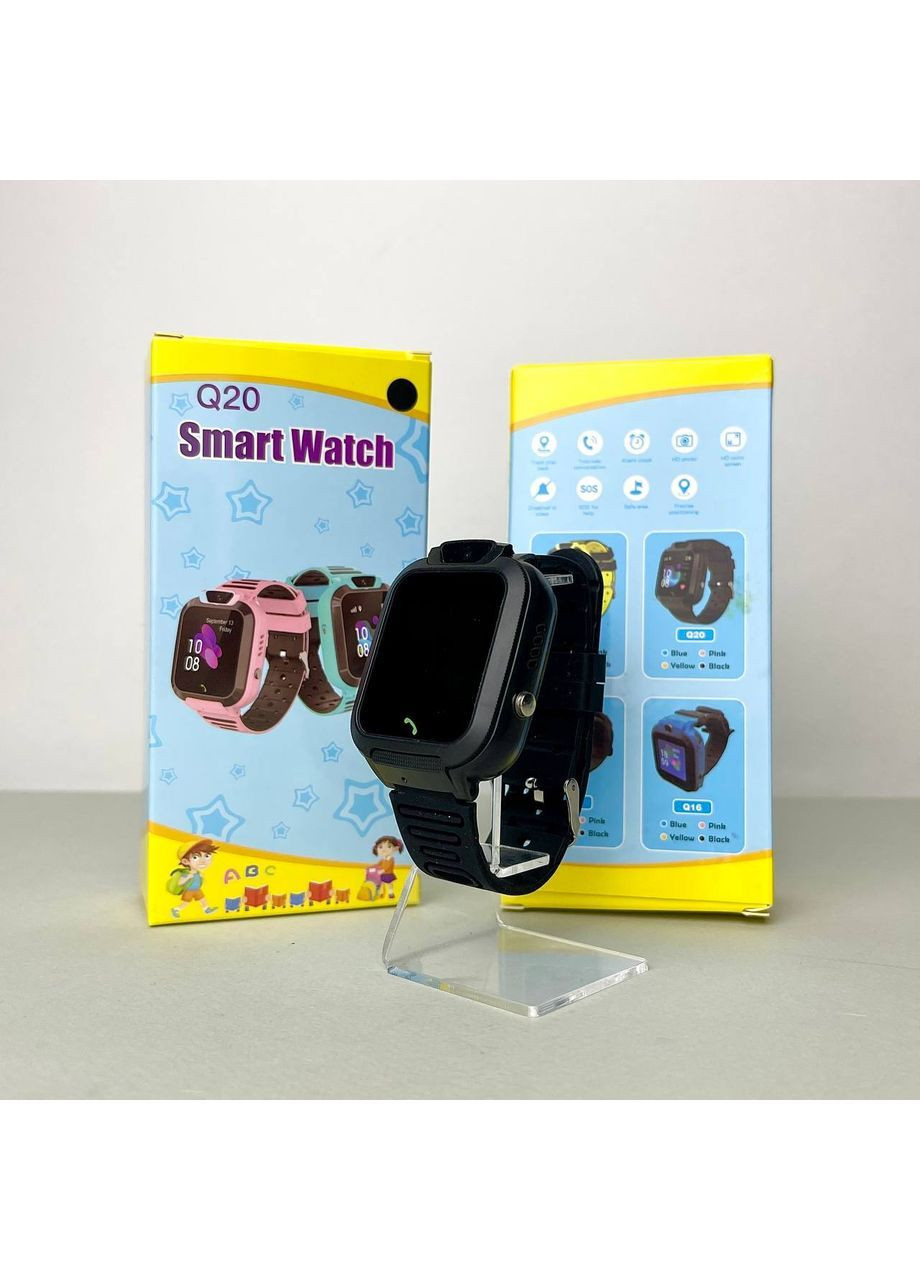 Дитячий годинник Smart Q20 Чорний No Brand (364119624)