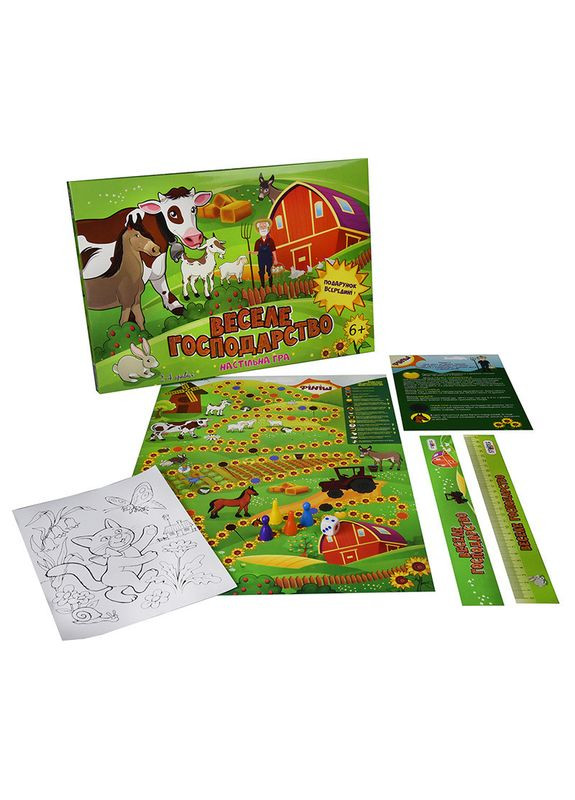 Настільна Гра-бродилка Веселе господарство 30456 (укр.) Strateg (363265754)